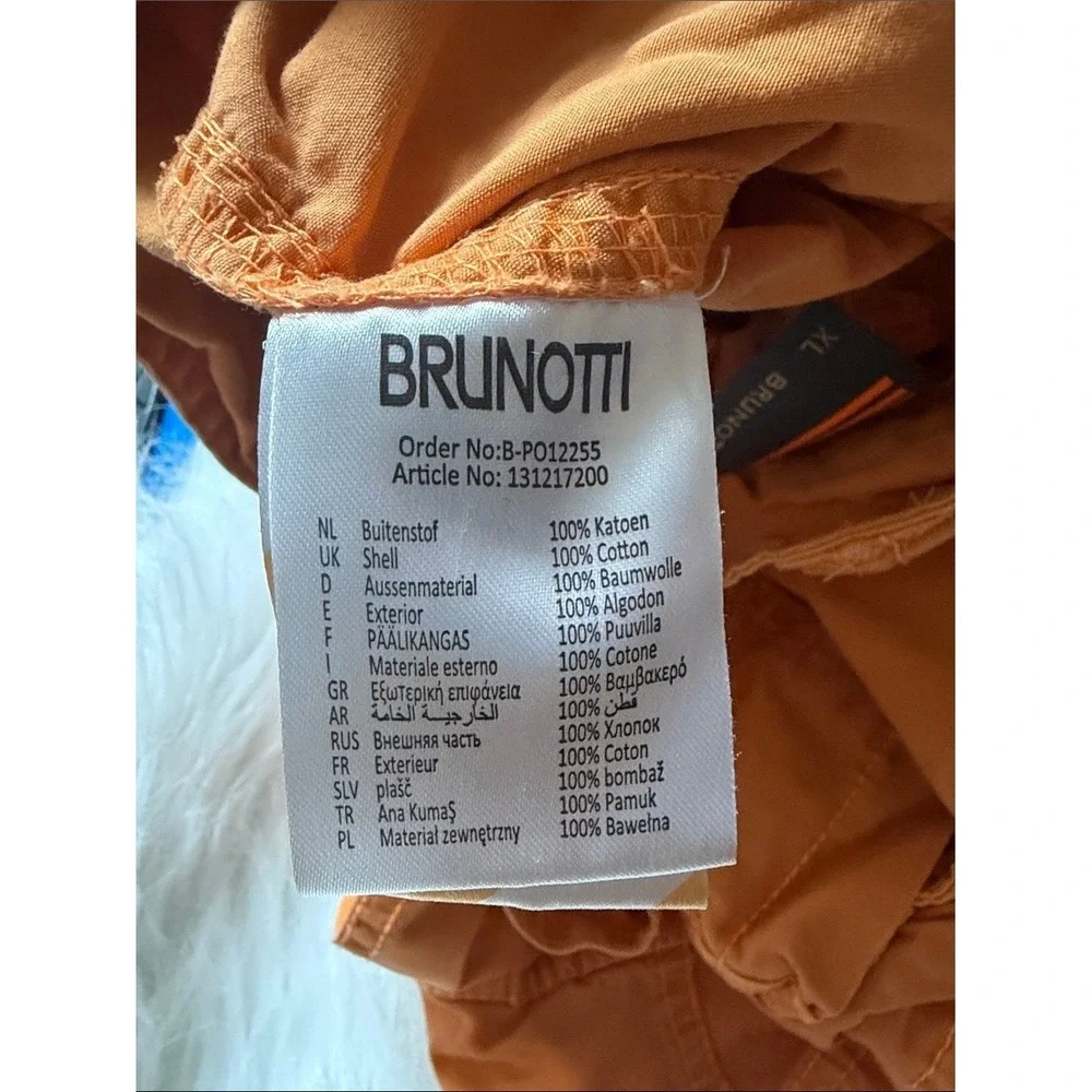 Brunotti Orange Cargo Shorts Men's XL Utility Outdoor 10